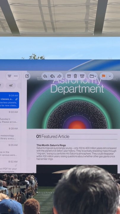 First Look at Apple's New Software Features Live