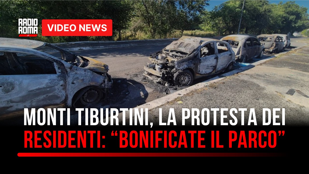 Monti Tiburtini, dopo le auto incendiate la protesta dei residenti: “Bonificate il parco”