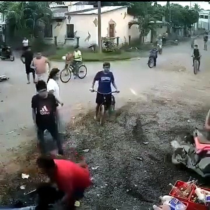 Video capta colisión en Namasigüe
