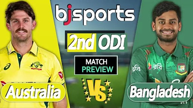 Australia vs Bangladesh 2026 | AUS vs BAN 2nd ODI Match Preview |