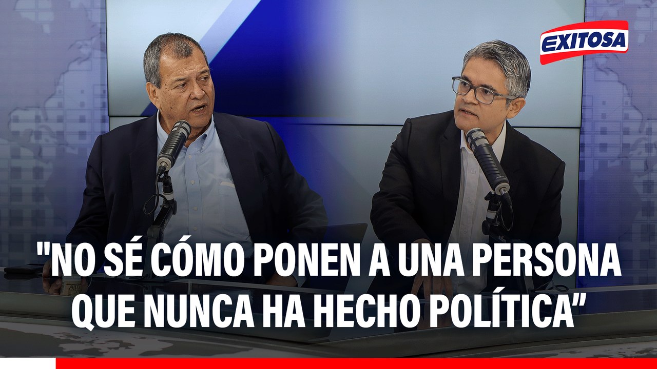 Jorge Nieto: "No sé cómo ponen a una persona que nunca ha hecho política a dirigir una campaña"