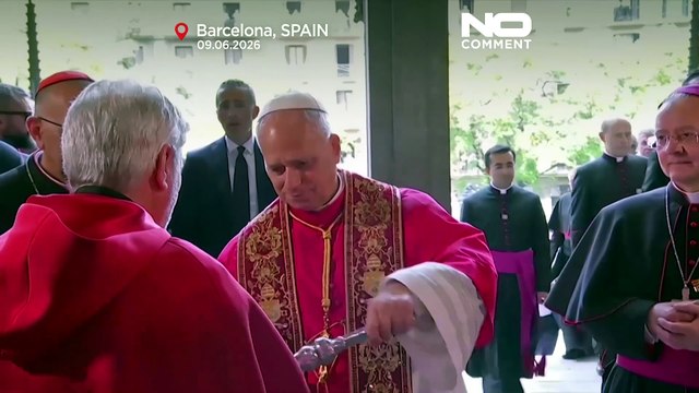 Spanien: Tausende empfangen Papst Leo XIV in Barcelona