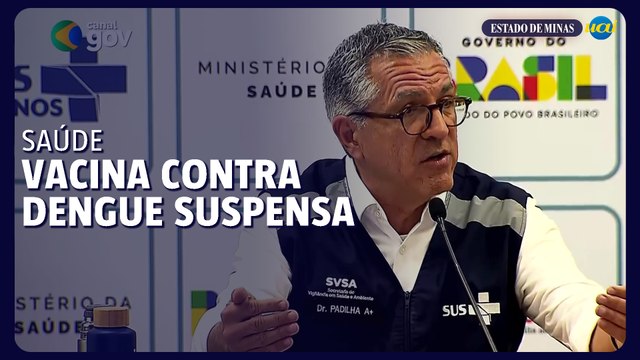 Ministério da Saúde suspende aplicação da vacina do Butantan contra dengue