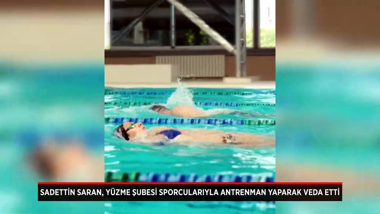 Sadettin Saran önce kulaç attı sonra veda etti
