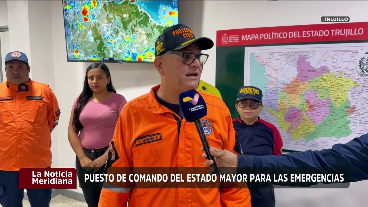 Protección Civil mantiene monitoreo constante ante fuertes precipitaciones en el edo. Trujilo