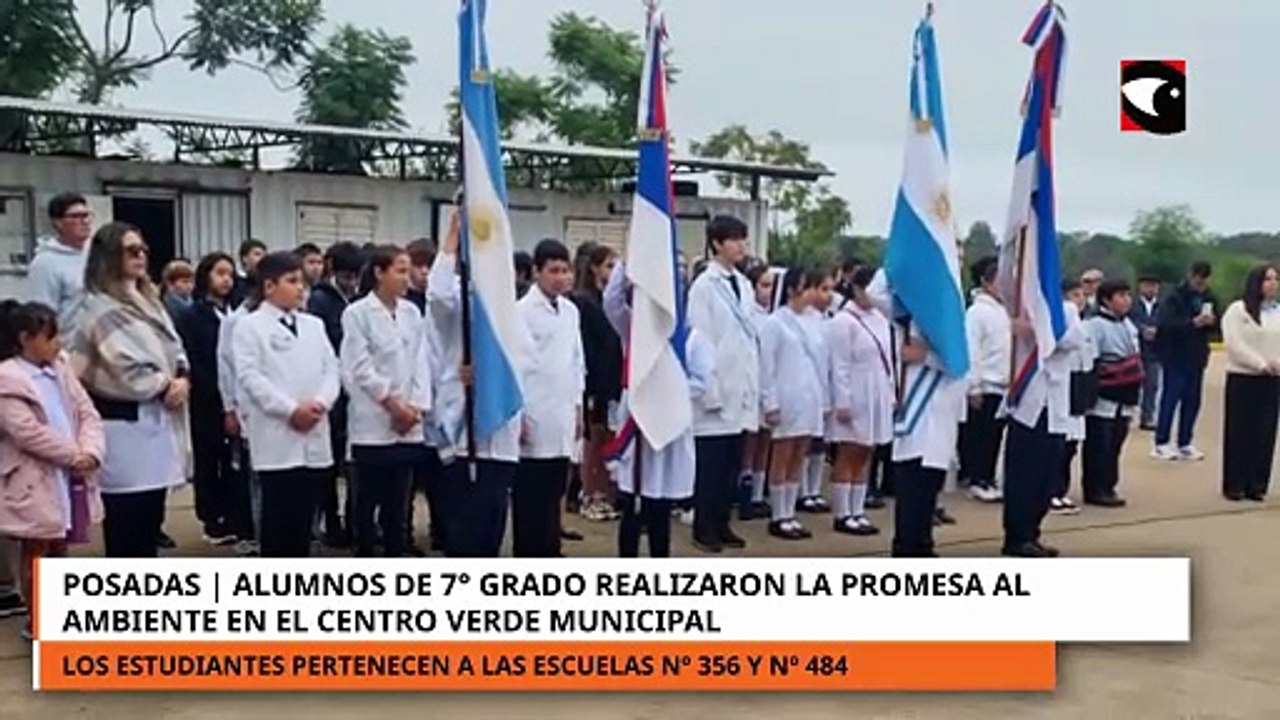 Alumnos de 7° grado realizaron la promesa al ambiente