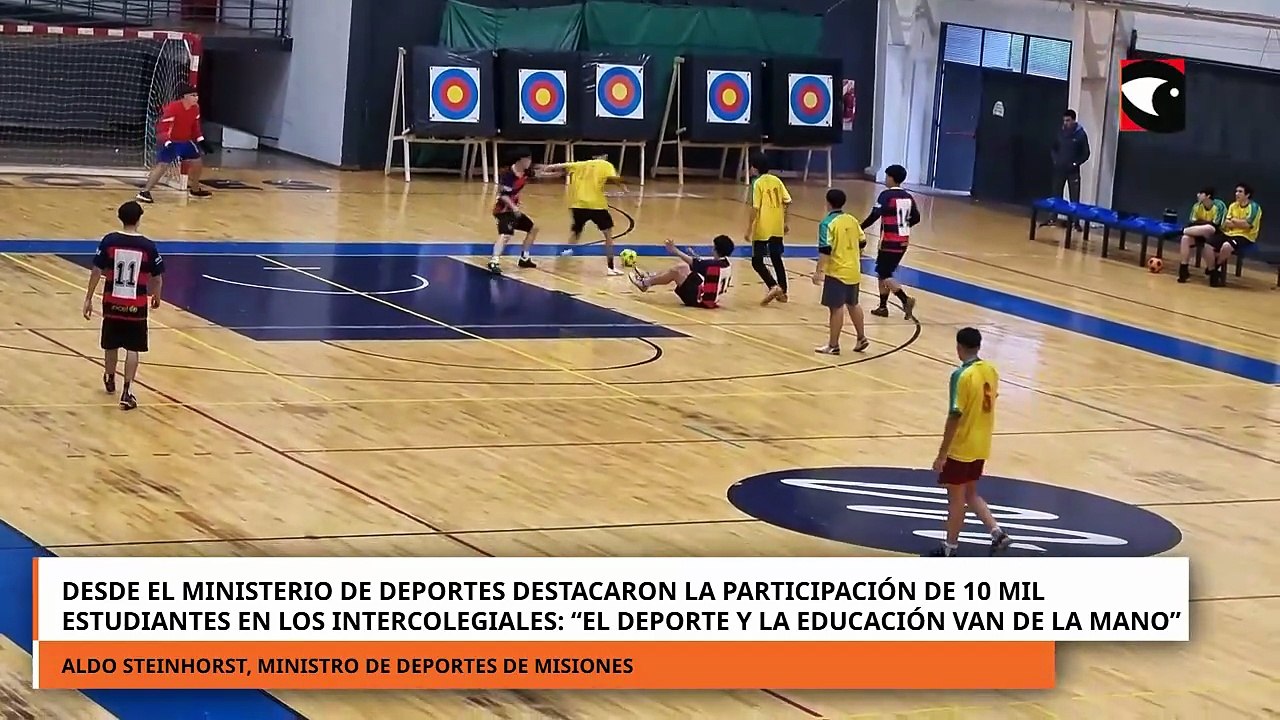 Desde el Ministerio de Deportes destacaron la participación de 10 mil estudiantes en Intercolegiales