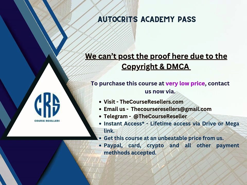 Thecourseresellers.com - AutoCrit’s Academy Pass