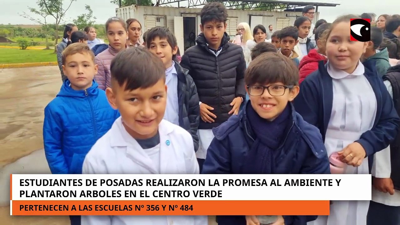 Estudiantes de Posadas realizaron la promesa al ambiente