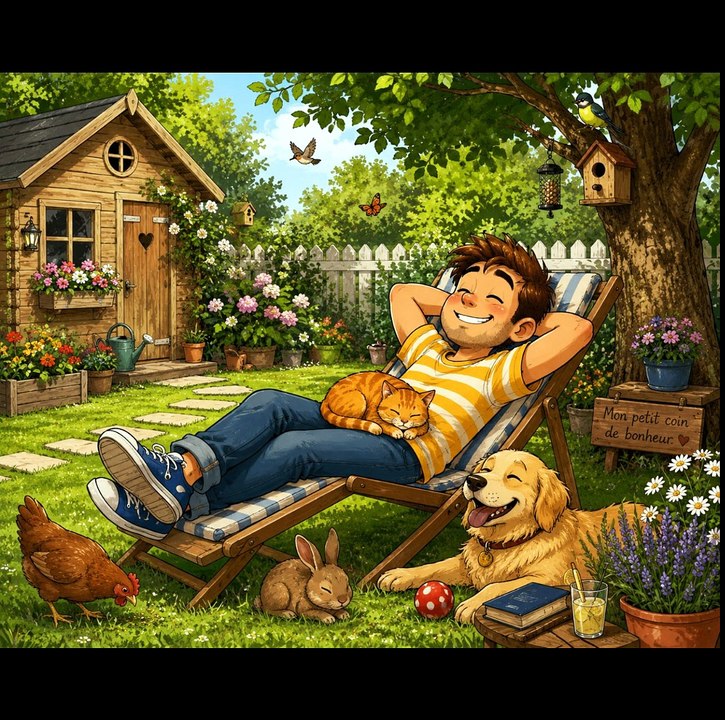 " Juste un p'tit jardin " Chanson cool mais...