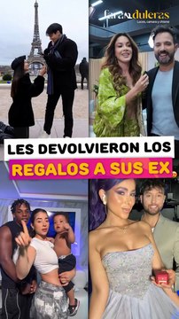 Famosos que le devolvieron los regalos caros a sus ex Parejas