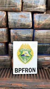 Unidade do BPFron em Umuarama apreende mais de 500 quilos de maconha após perseguição