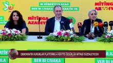 JIN TV-HABER AKTÜEL-Sevim Devrim-Devrim Arslan-Demokratik Kurumlar Platformu 4 kentte Özgürlük Mitingi  düzenleyecek