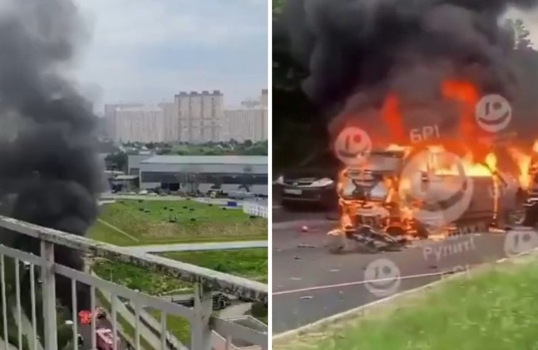 Bomba improvvisa sotto l’auto: il video della deflagrazione