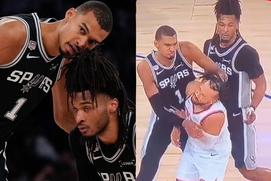 Wembanyama missed foul on Brunson sparks Knicks–Spurs debate