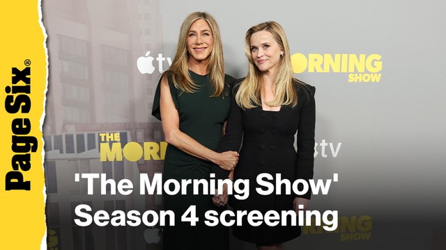 Jennifer Aniston, Reese Witherspoon and more attend 'The Morning Show' Season 4 screening red carpet