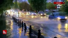 Ankara'da sağanak ve dolu etkili oldu