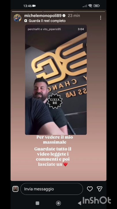 Michele monopoli story tra palestra e campagna