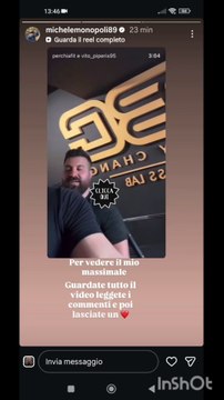 Michele monopoli story tra palestra e campagna