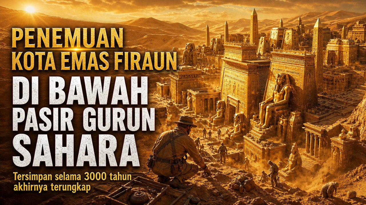 Penemuan Kota Emas Firaun Berusia 3000 Tahun yang Tersimpan di Bawah Gurun
