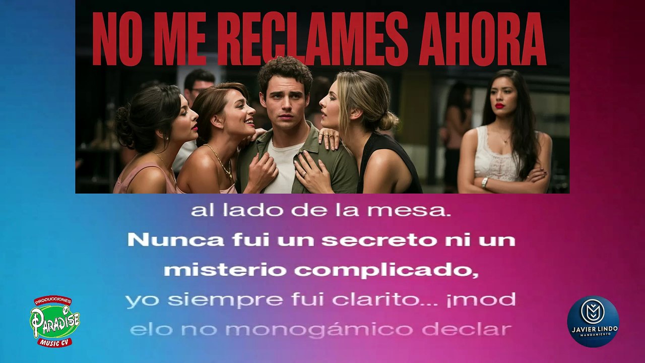 NO ME RECLAMES AHORA AUTOR JAVIER LINDO M.