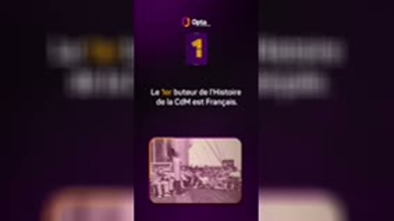 Le décompte d’Opta - J-1 avant la Coupe du monde