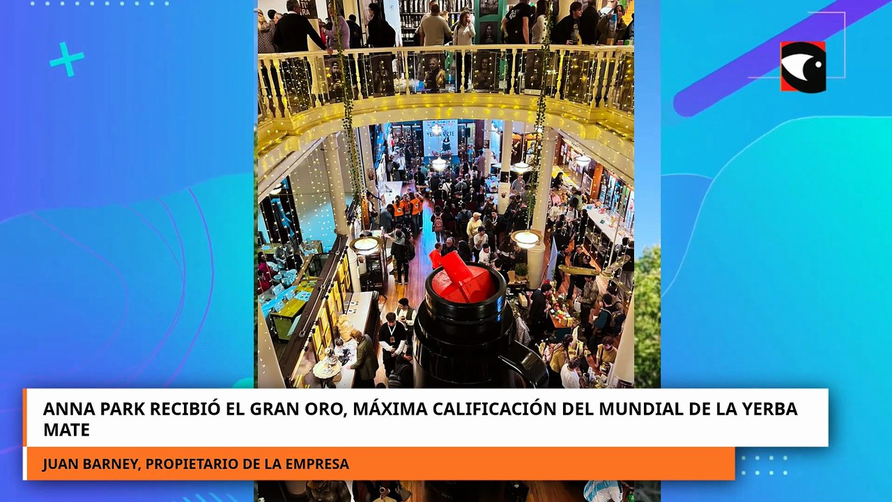 ANNA PARK RECIBIÓ EL GRAN ORO, MÁXIMA CALIFICACIÓN DEL MUNDIAL DE LA YERBA MATE