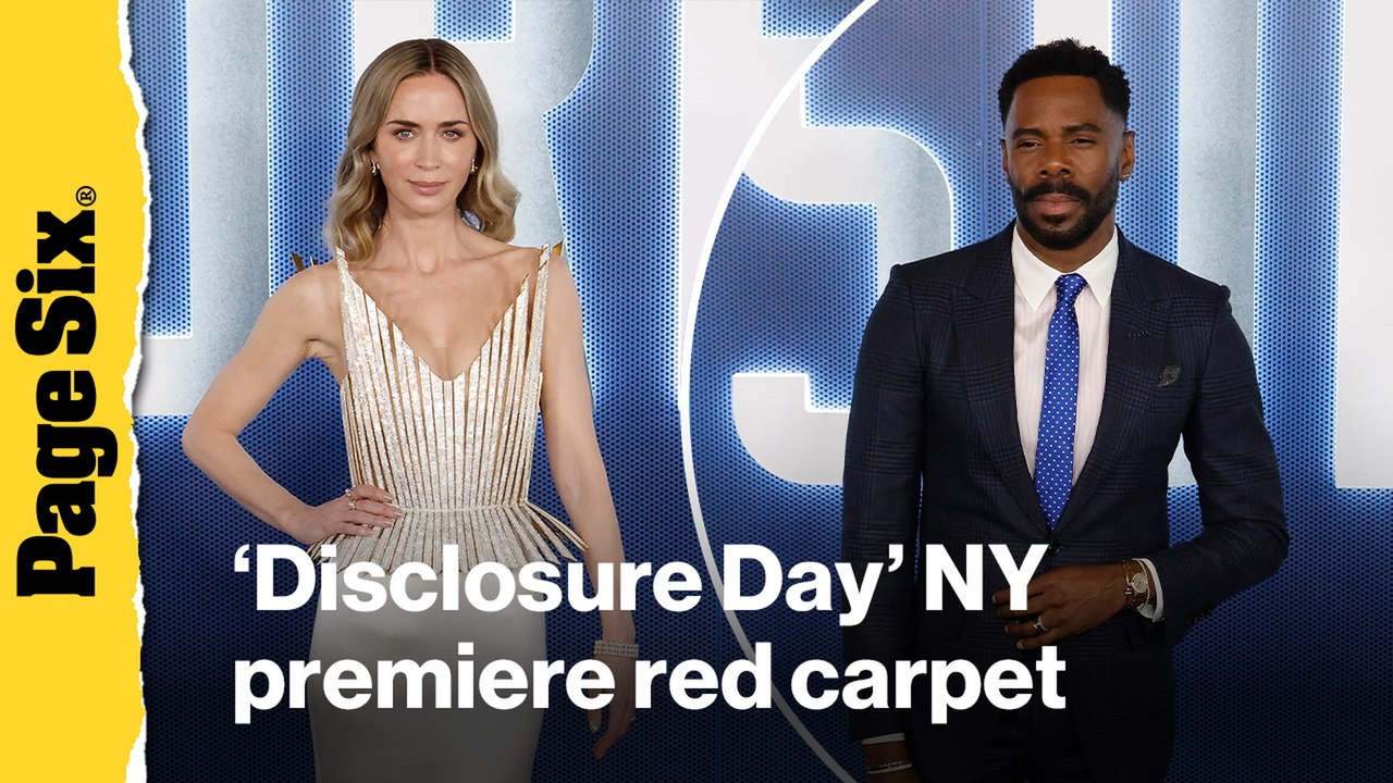 'Disclosure Day' NY premiere red carpet: Emily Blunt, Colman Domingo and more