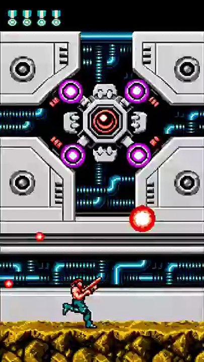 Super Contra Area 3 BOSS Fight