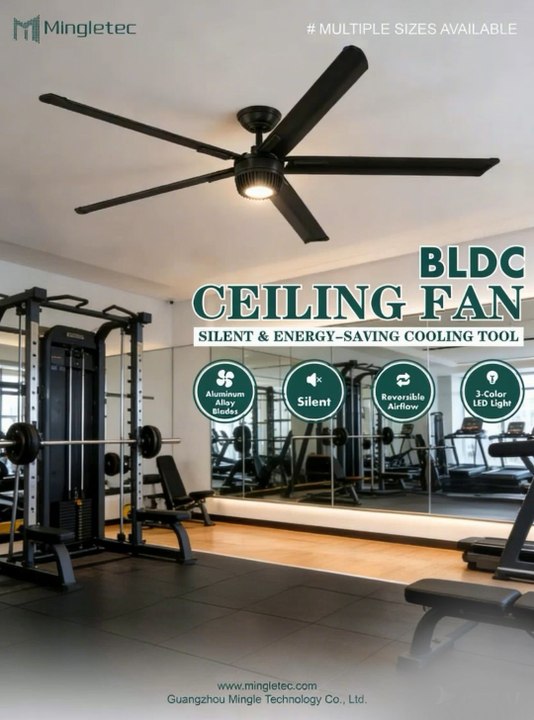 Mingletec Silent Operation Reversible DC Ceiling Fan #mingletec #bldc #ceilingfan #silent #energysaving