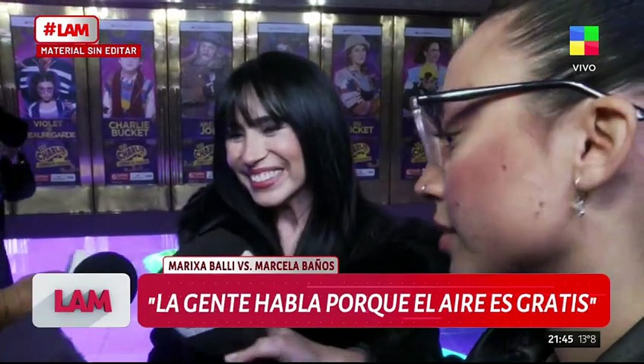 La filosa reacción de Marixa Balli al escuchar el nombre de Marcela Baños: "Que disfrute..."