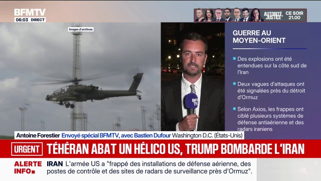 Guerre au Moyen-Orient: les États-Unis ont mené trois séries de frappes contre l'Iran