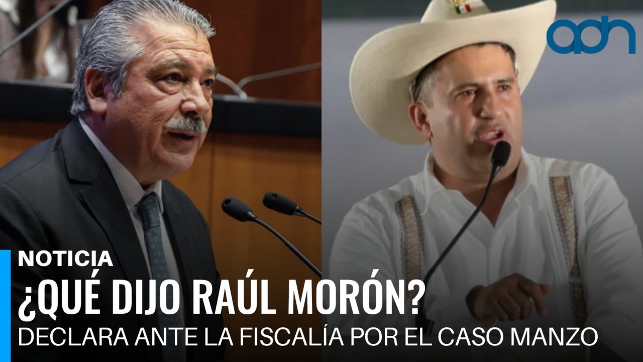 Raúl Morón declara ante la Fiscalía por el caso Carlos Manzo en Michoacán