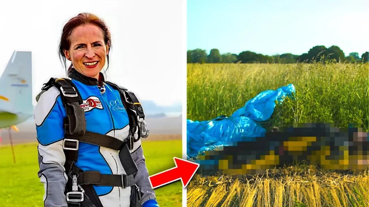 Elle saute en parachute... Son mari coupe le parachute !