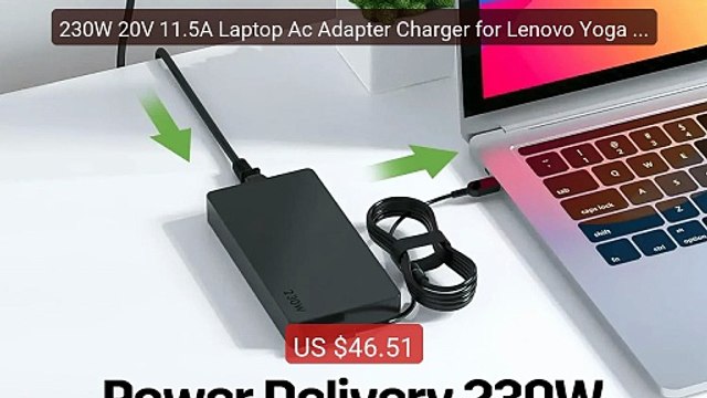 230W 20V 11.5A Laptop Ac Adapter Charger for Lenovo Yoga 7-... Top Pick 2026 | Unbeatable Price!