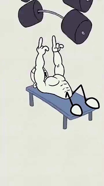Power of bodybuilder 🤣