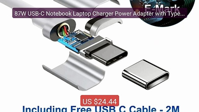 87W USB-C Notebook Laptop Charger Power Adapter with Type C C... Amazing Value 2026 | Must Have!