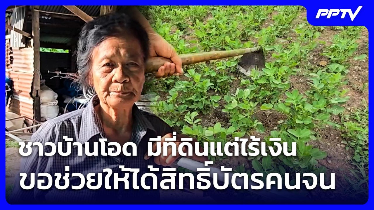 ชาวบ้านโอด มีที่ดินแต่ไร้เงิน ขอช่วยให้ได้สิทธิ์บัตรคนจน | เที่ยงทันข่าว | 10 มิ.ย. 69