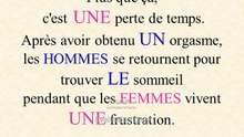 "FEMININ et MASCULIN" !