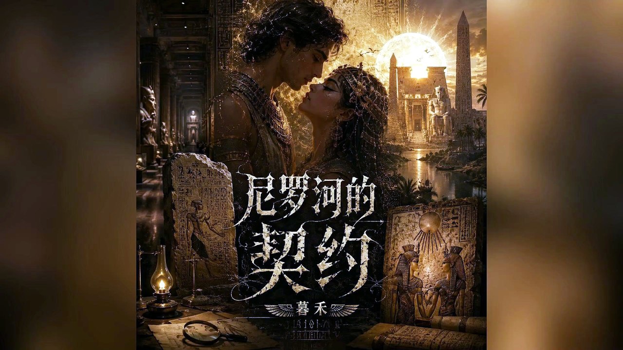暮禾-尼羅河的契約『原來最浪漫的並不是永恆的誓言而是隔著千年我們還能再次地擦肩』#暮禾 #尼羅河的契約【動態歌詞/Lyrics Video】