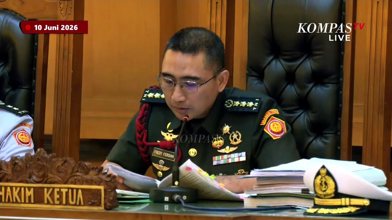 [FULL] Vonis 4 Prajurit TNI Penyiram Air Keras Andrie Yunus, 2 Dipecat, 1 Divonis 3 Tahun Penjara
