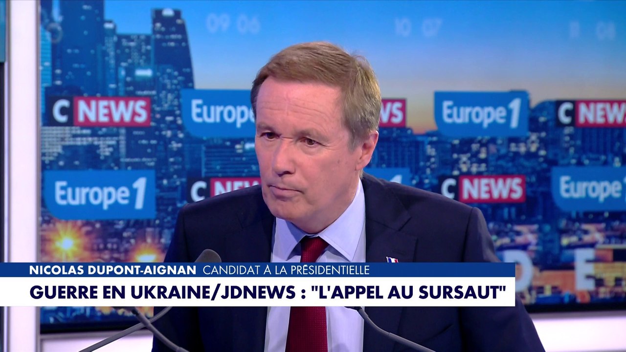 La grande interview : Nicolas Dupont-Aignan
