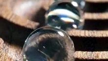 Crystal Spheres Rolling Down a Spiral Track 🔮✨ Mesmerizing Motion