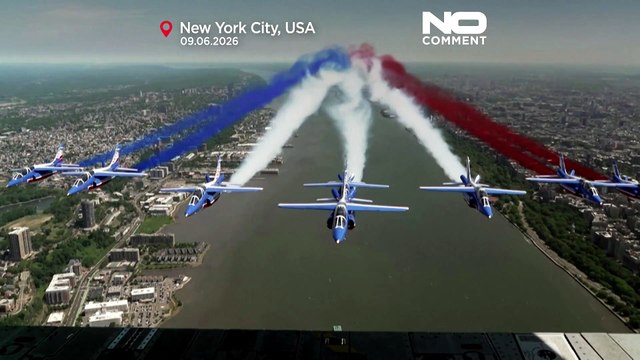 USA: Flugshow der französischen Luftwaffe feiert 250 Jahre US-Unabhängigkeit