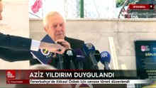 Fenerbahçe’de Köksal Özbek için cenaze töreni: Aziz Yıldırım duygulandı