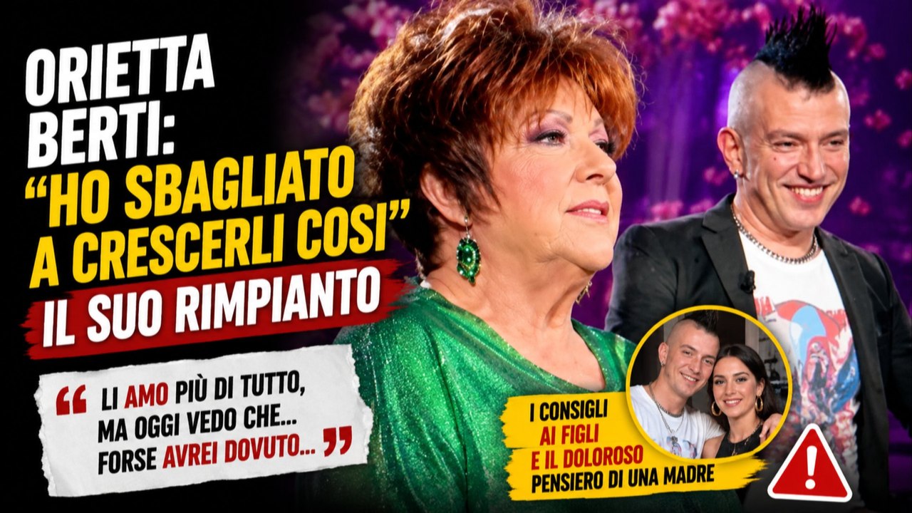 “Ho sbagliato a crescerli così” il rimpianto di Orietta Berti