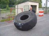 christophe,5 retournées de pneu a 350kg,strongman moreuil