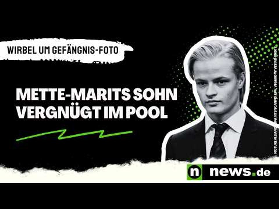 Marius Borg Høiby: Mette-Marits Sohn vergnügt im Pool - Wirbel um Gefängnis-Foto