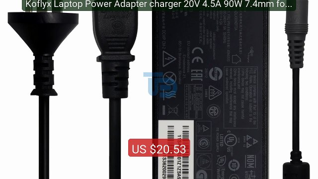 Koflyx Laptop Power Adapter charger 20V 4.5A 90W 7.4mm for len... Best Buy 2026 | Great Quality!