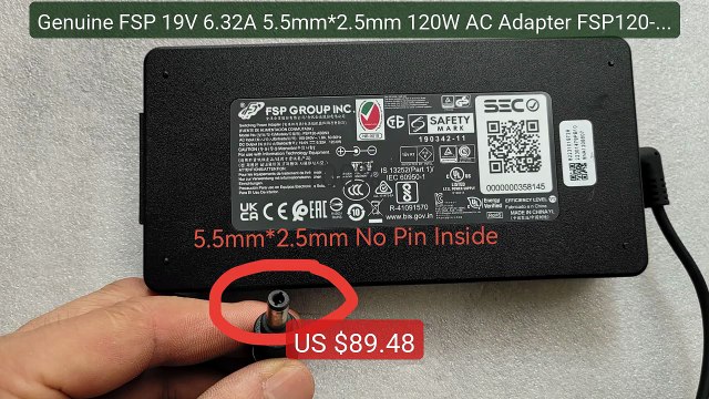 Genuine FSP 19V 6.32A 5.5mm*2.5mm 120W AC Adapter FSP120-ABBN3... Hot Deal 2026 | Limited Offer!